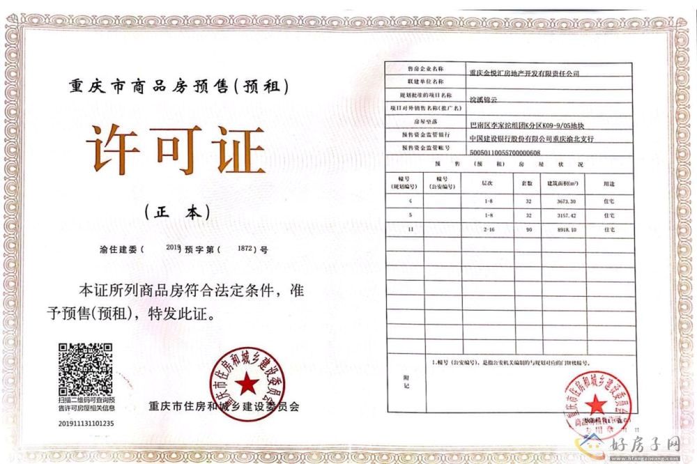 楼盘证照