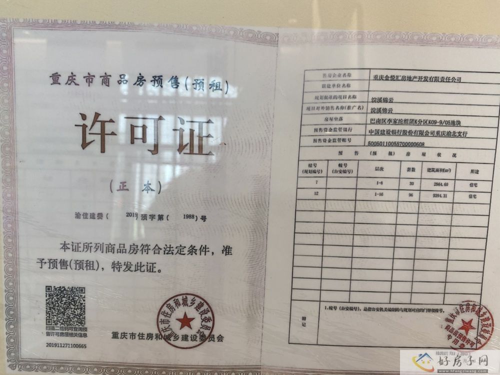 楼盘证照