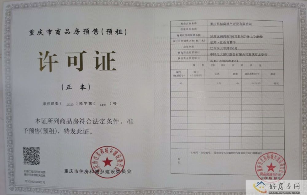 楼盘证照
