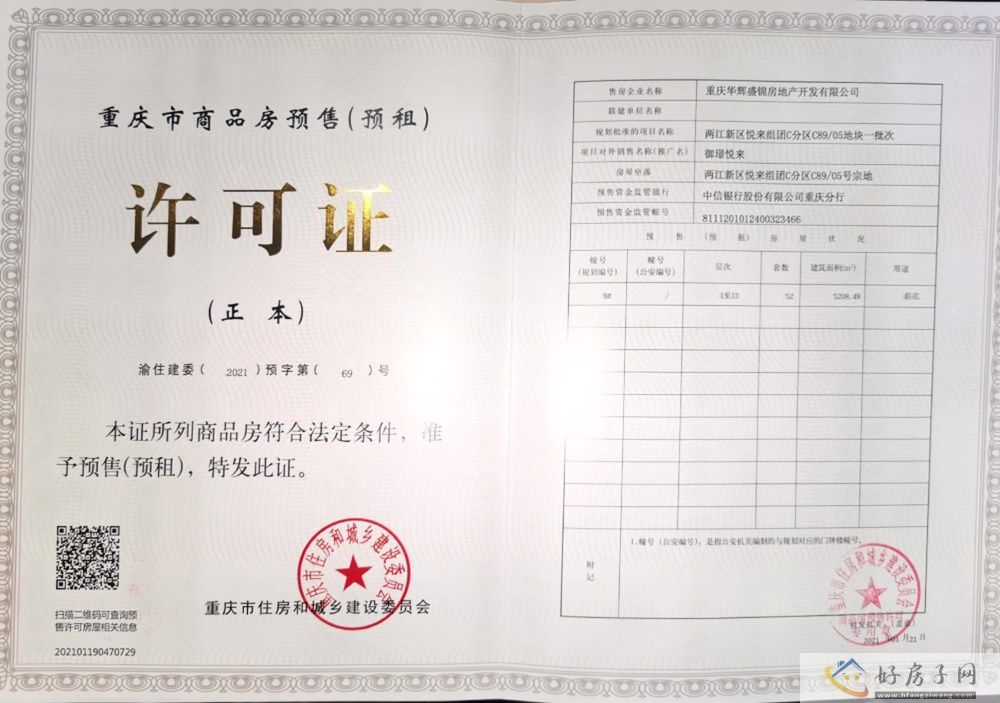 楼盘证照
