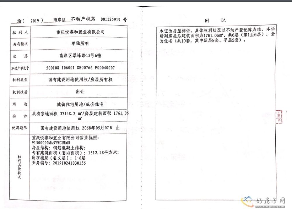 楼盘证照