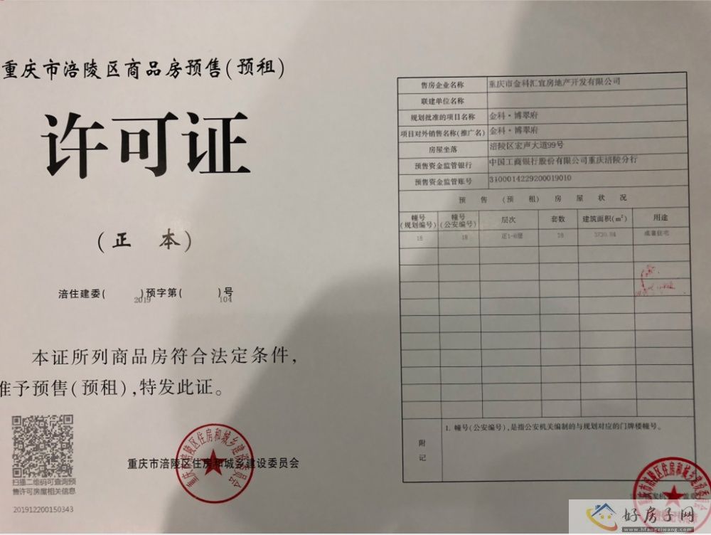 楼盘证照