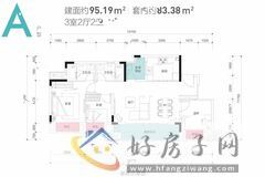 3室2厅2卫0厨 