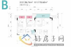 3室2厅2卫0厨 