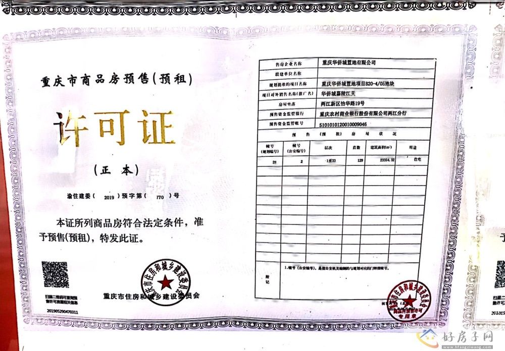 楼盘证照