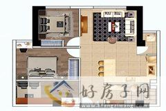 3室1厅1卫0厨 