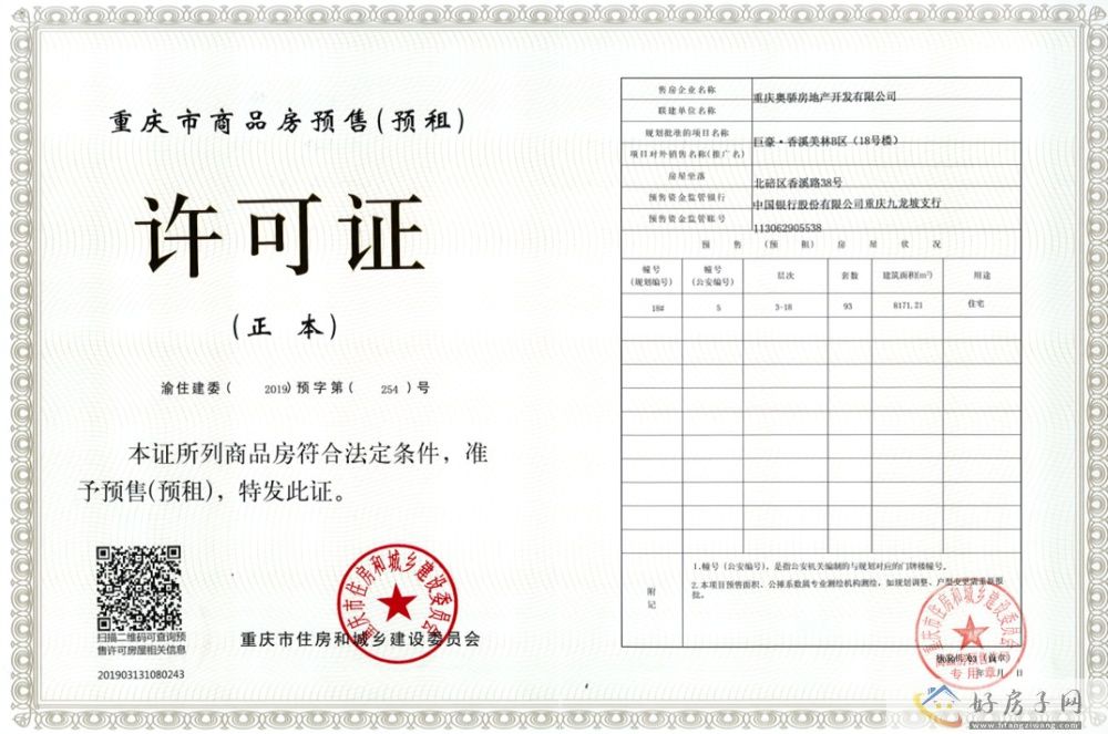 楼盘证照
