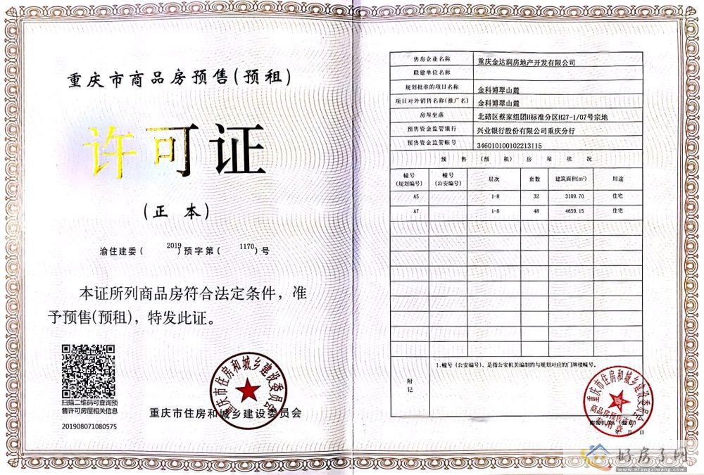 楼盘证照
