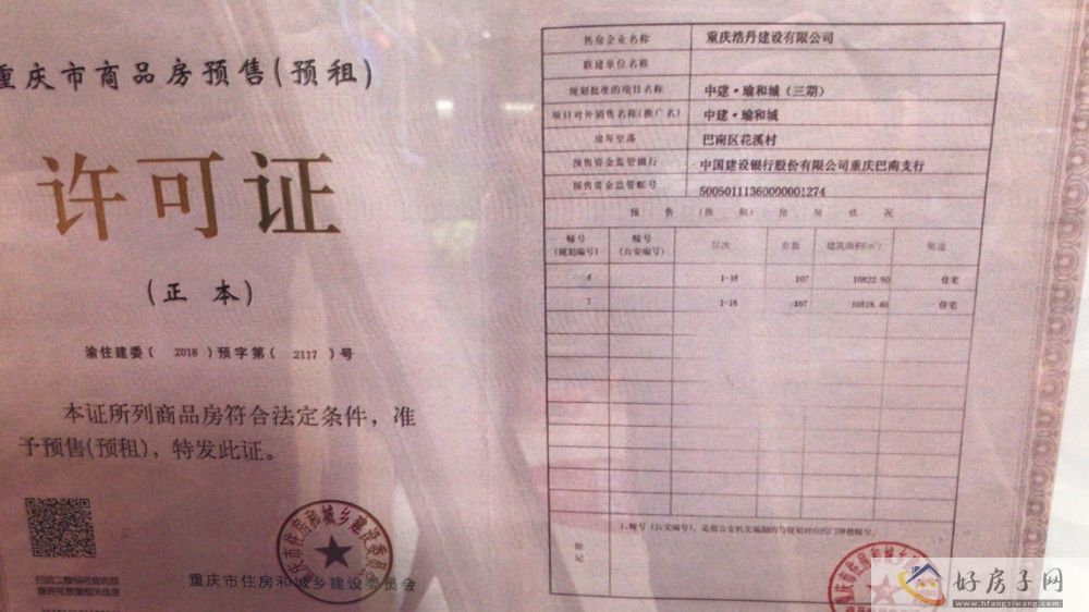 楼盘证照