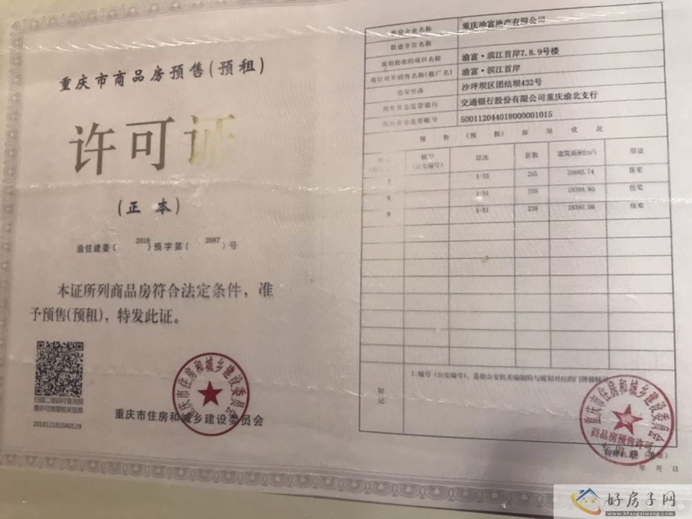 楼盘证照
