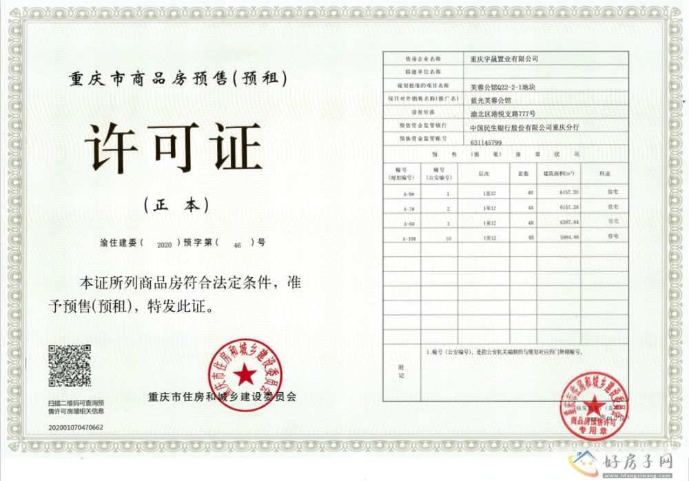 楼盘证照