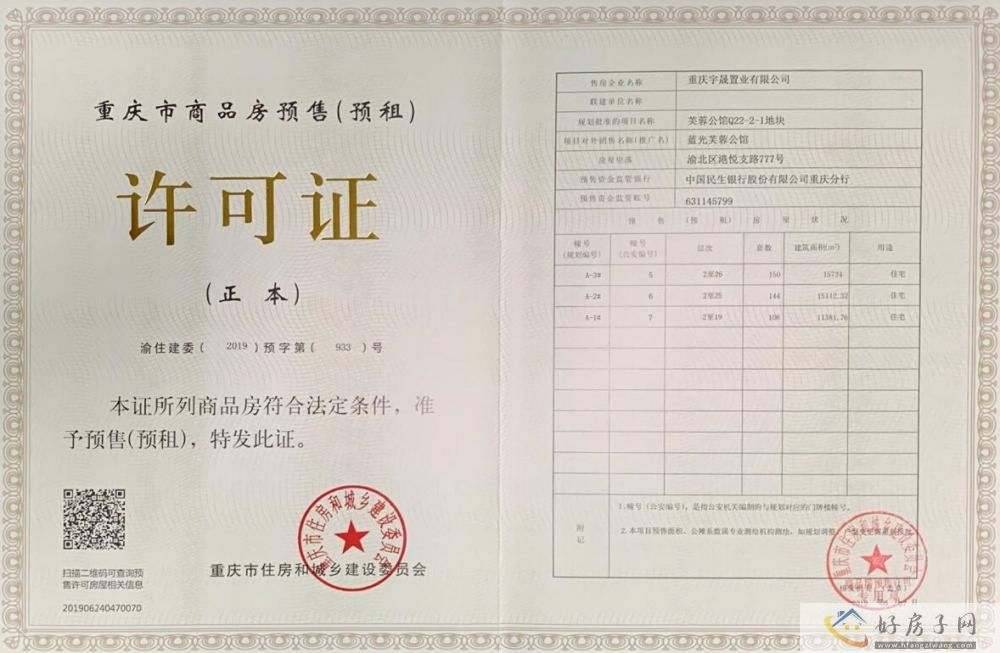 楼盘证照