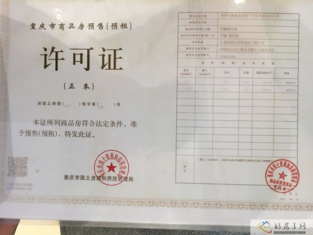 楼盘证照