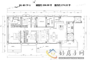 3室2厅2卫0厨 