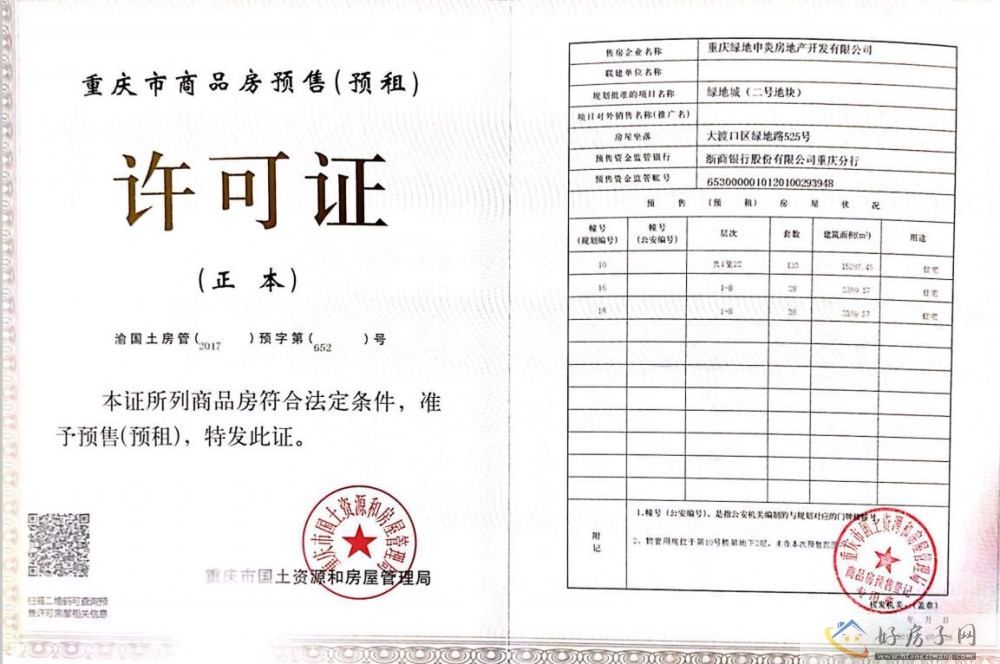 楼盘证照