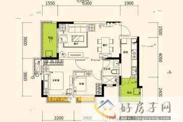 2室2厅1卫0厨 