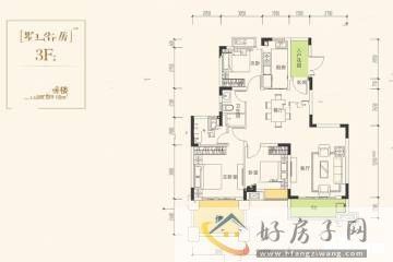 3室2厅2卫0厨 