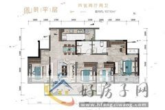 4室2厅2卫0厨 