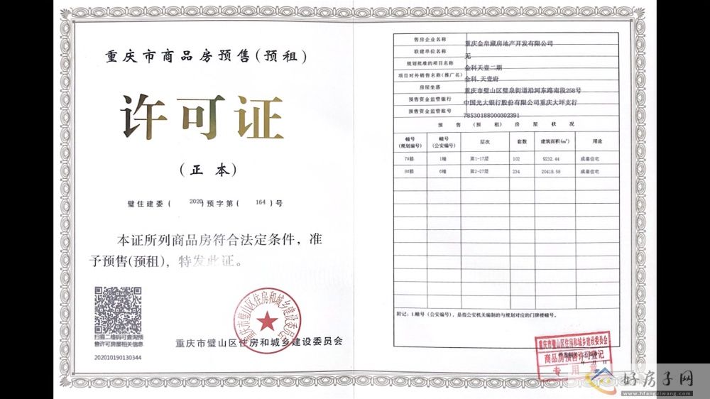 楼盘证照