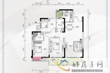 3室2厅2卫0厨 