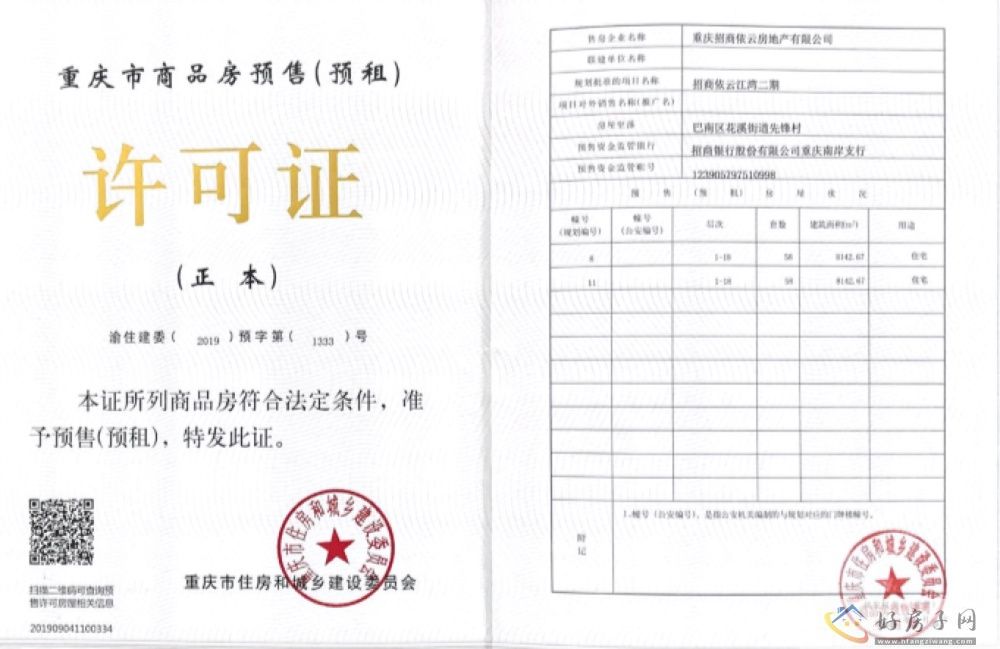 楼盘证照