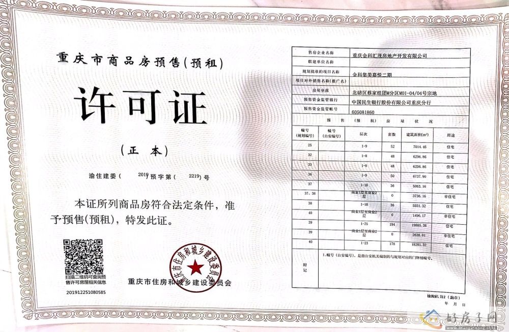 楼盘证照