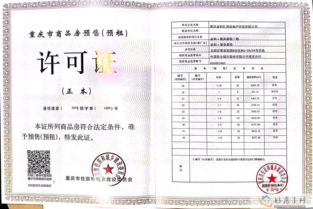 楼盘证照