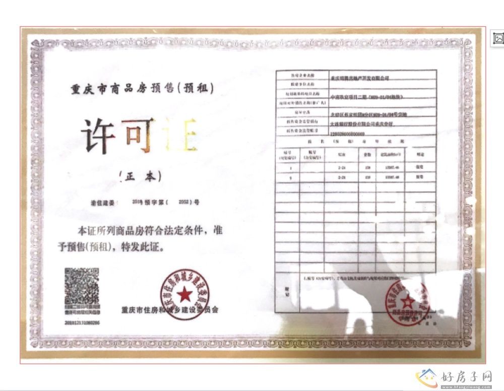 楼盘证照