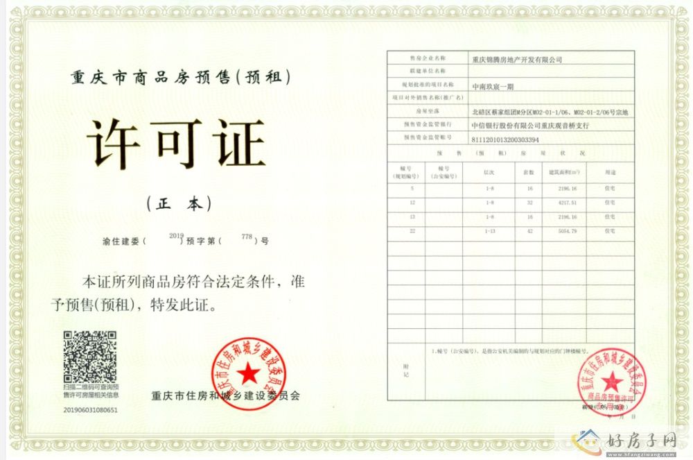 楼盘证照