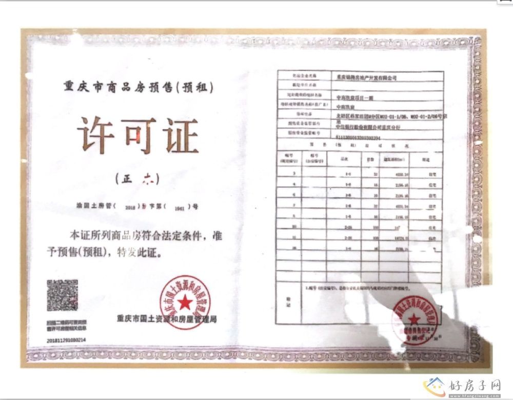 楼盘证照