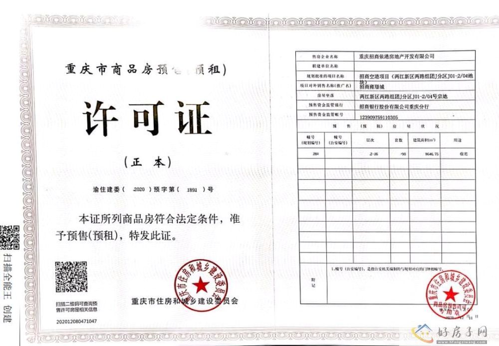 楼盘证照