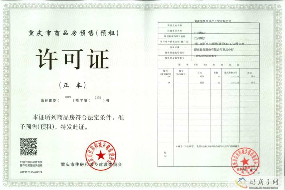 楼盘证照
