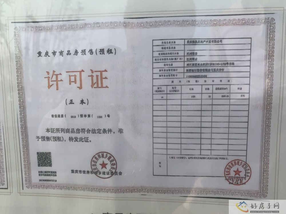 楼盘证照