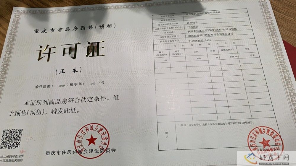 楼盘证照