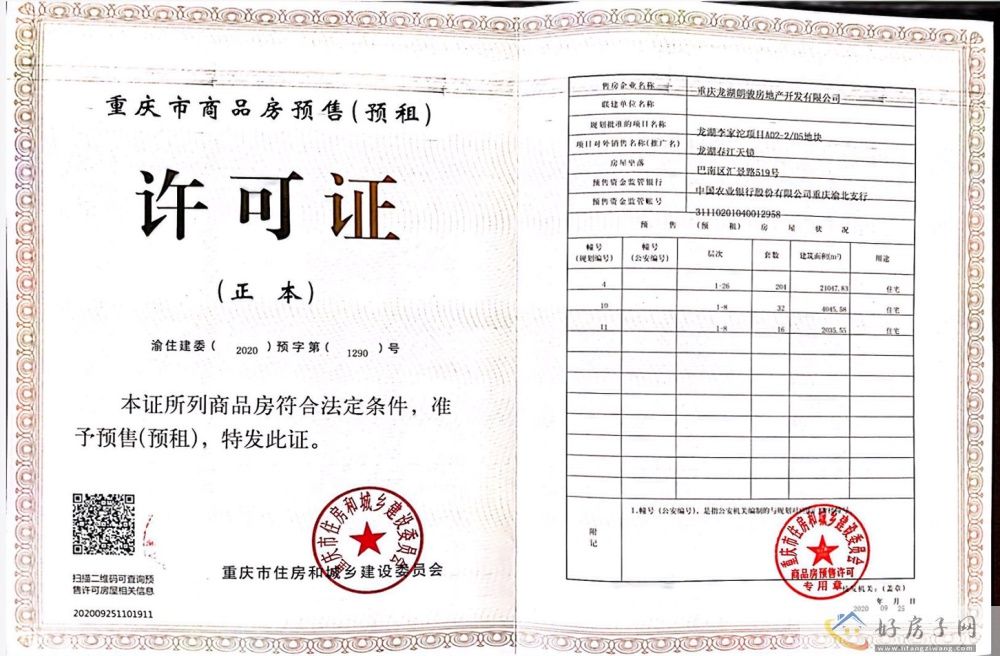 楼盘证照