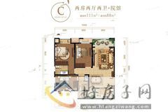 2室2厅2卫0厨 