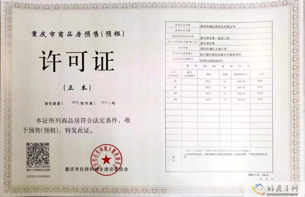 楼盘证照
