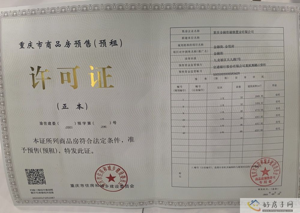 楼盘证照