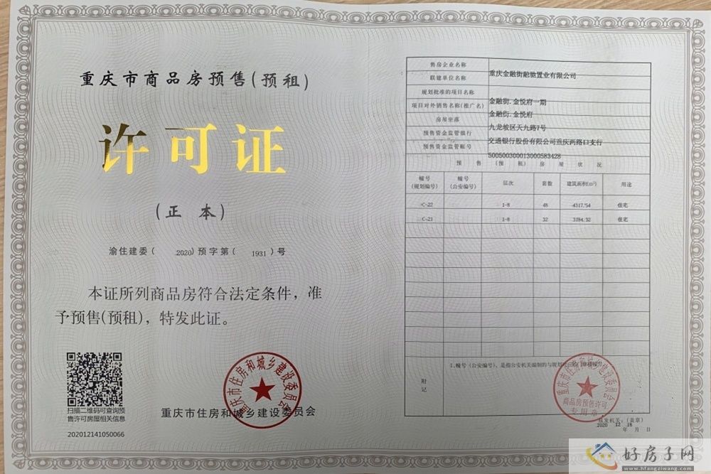楼盘证照