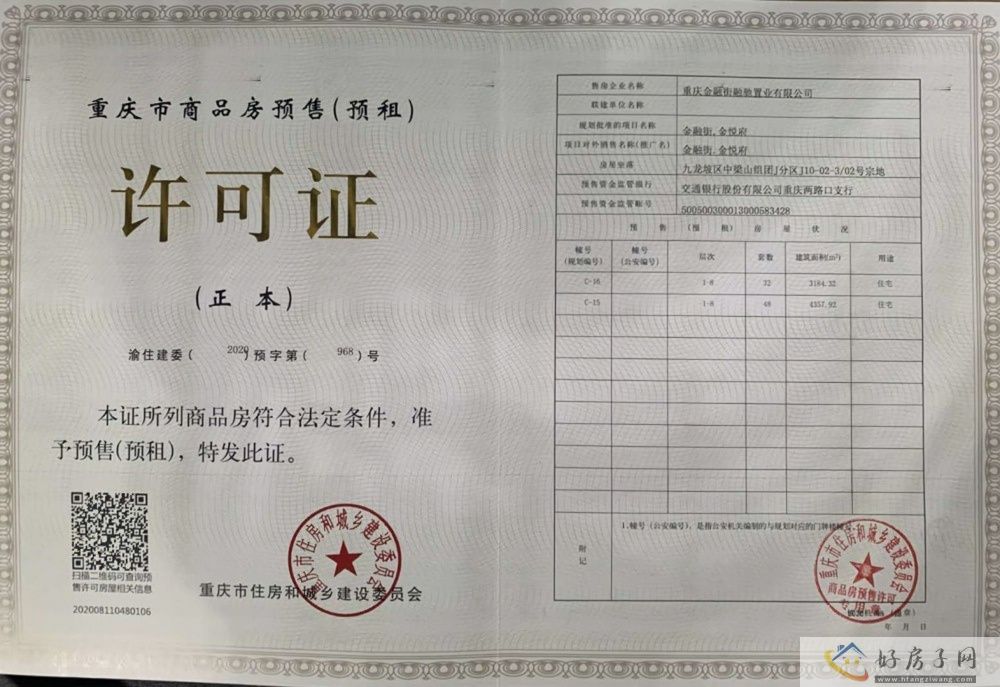 楼盘证照