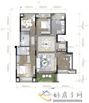 4室2厅2卫0厨 