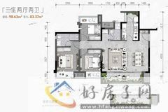 3室2厅2卫0厨 