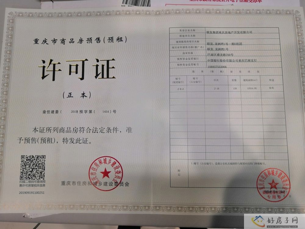 楼盘证照