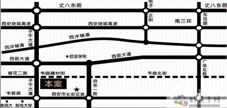 位置交通图