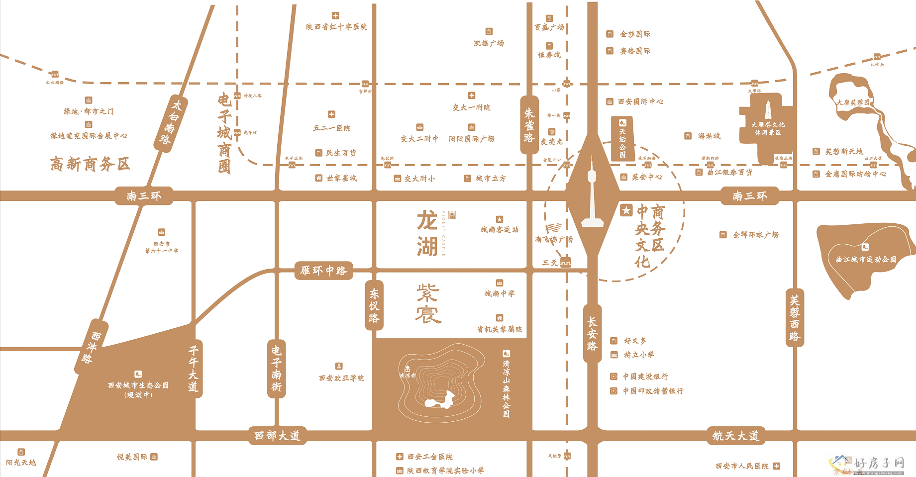 位置交通图