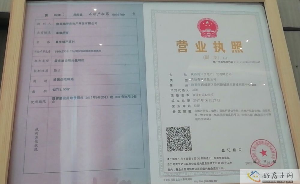 楼盘证照