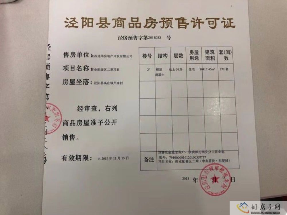 楼盘证照