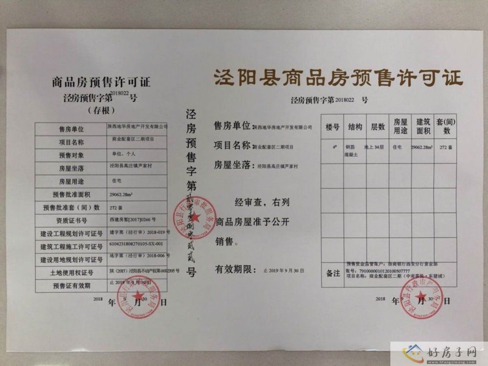 楼盘证照