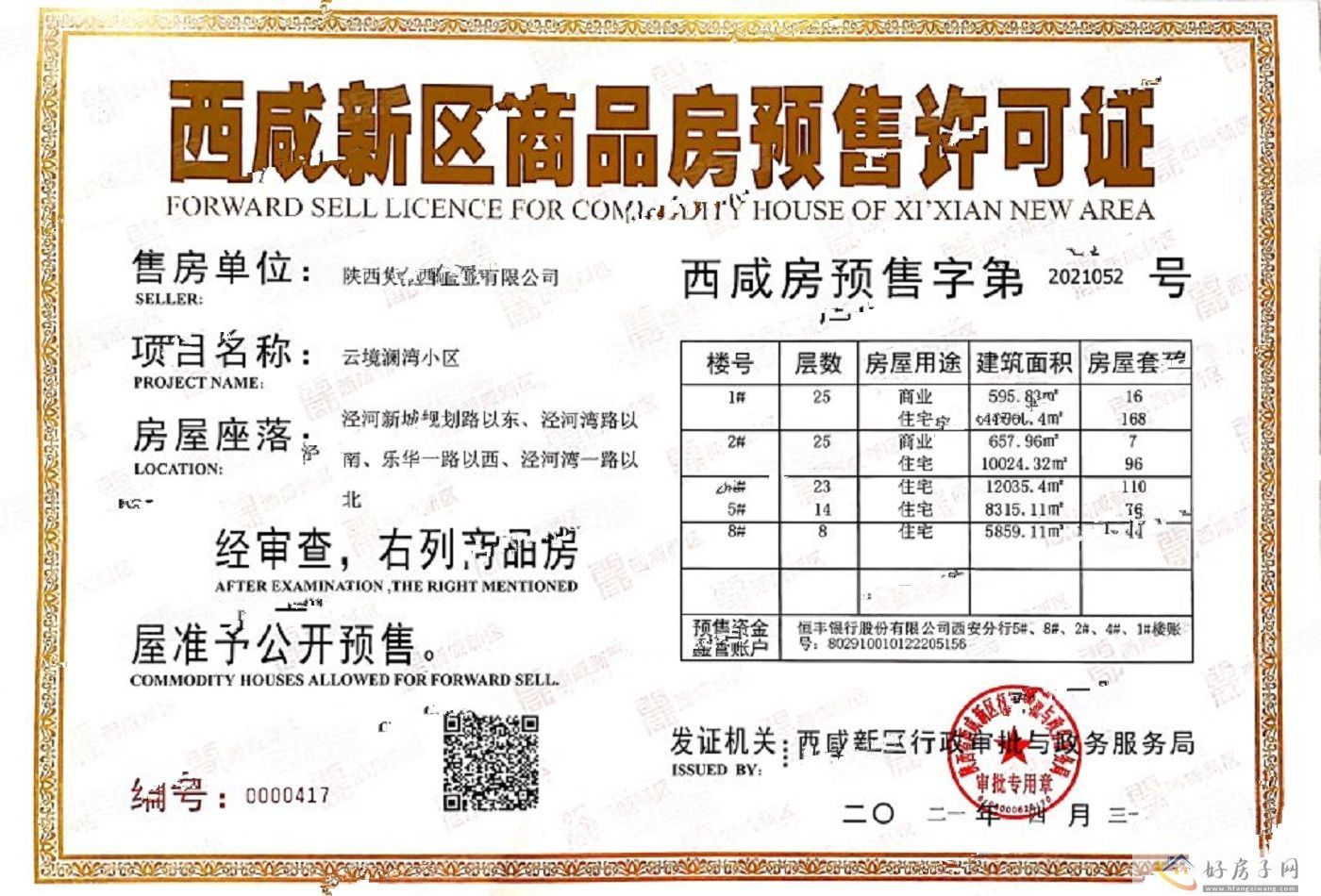 楼盘证照