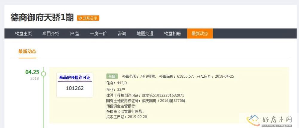 楼盘证照